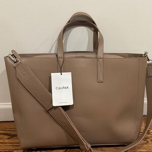 Calpak Taupe Women's Tote Bag